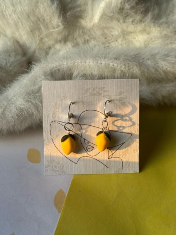 Lemon Dangle Earrings