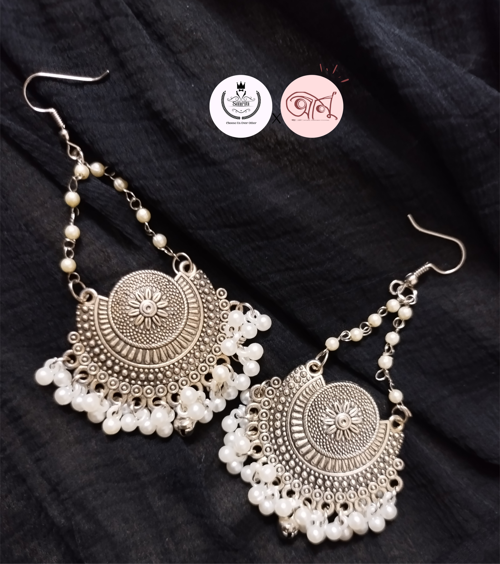 Pearl Chained Earrings