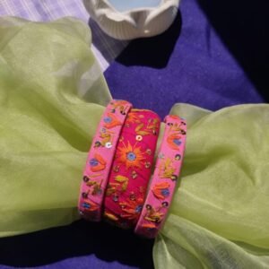 Embroidery Bangles Set