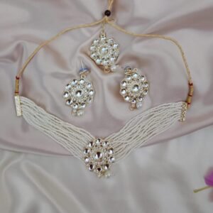 Kundan Pearl Choker Set
