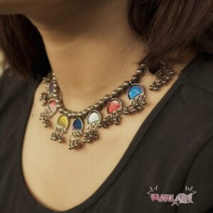 Antique Black Polished Necklace