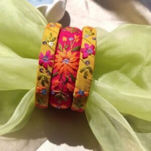 Embroidery Bangles Set