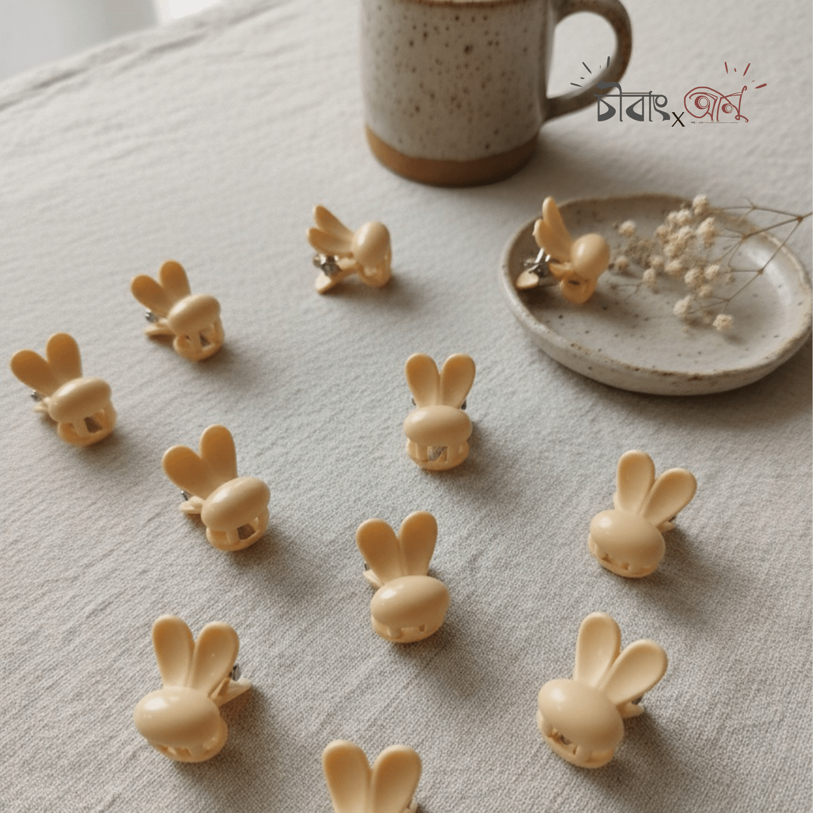 Mixed Butterflies and kittens - Hairpin