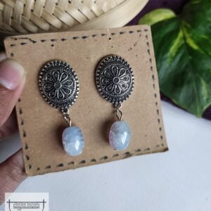 bead metal earrings