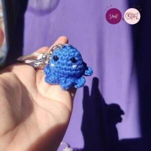 Crochet Cute Mini Octopus Keychain/Bag charm