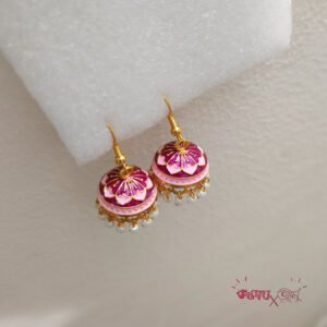 Mohini Jhumka (Magenta)