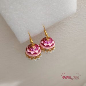 Mohini Jhumka (Magenta)