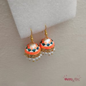 Mohini Jhumka (Orange)