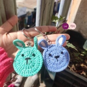 Crochet Bunny Keychain/Bag chain