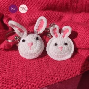 Crochet Bunny Keychain/Bag chain