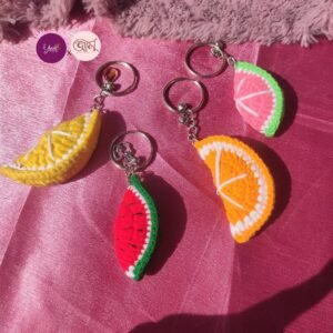 Crochet Fruit keychain/Bag chain