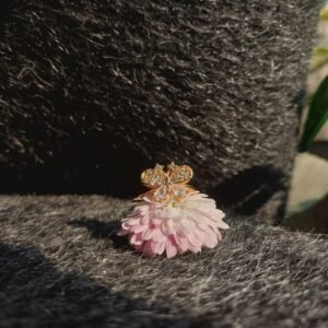 Little Butterfly Ring ( White )