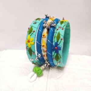 'Bosonto' Special Embroidery Bangles Set