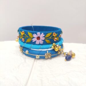 'Bosonto' Special Embroidery Bangles Set