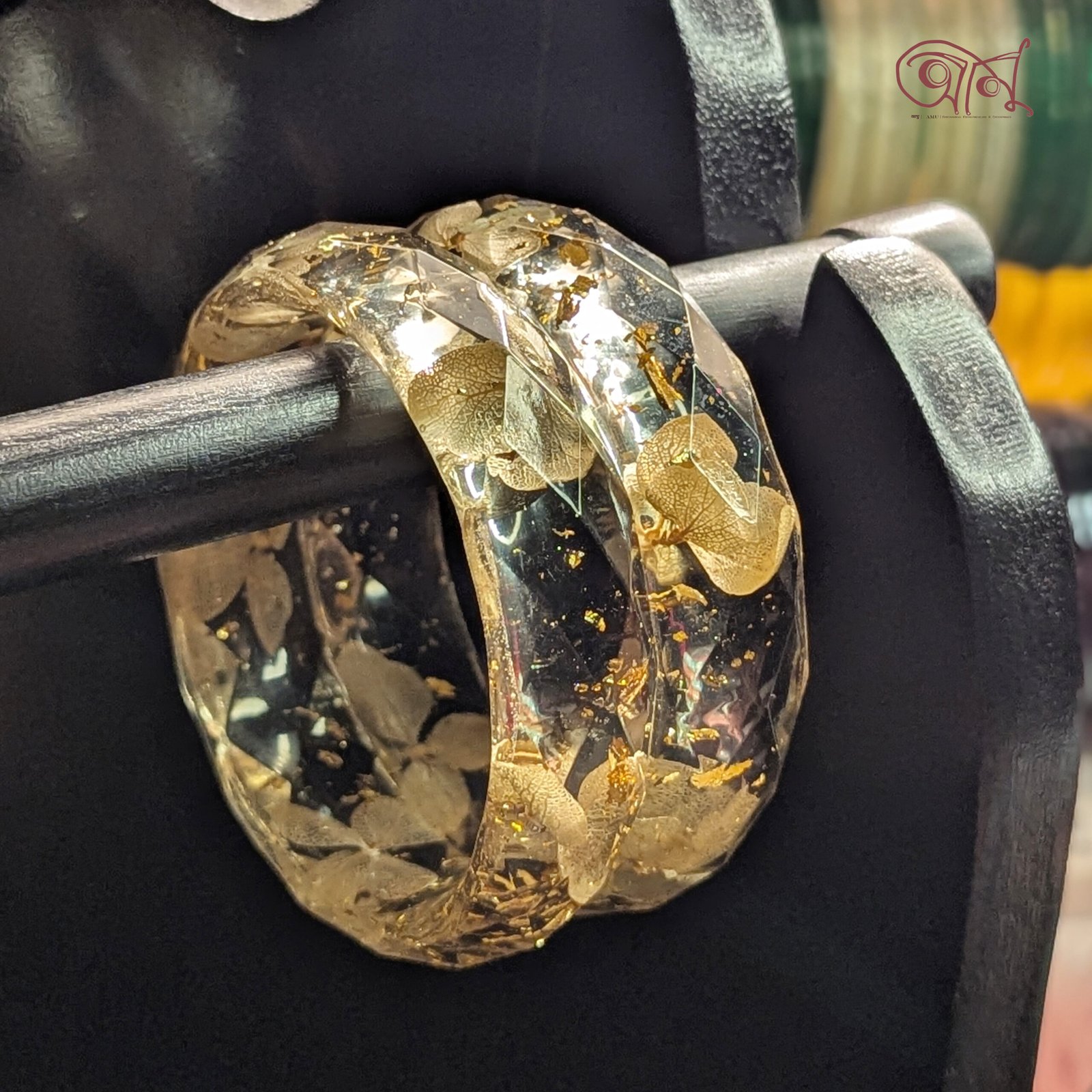 Real Hydrangea flowers Bangle (Piece) - Image 3