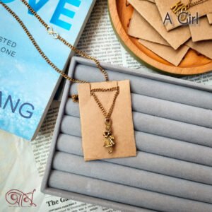 Metal Charm Pendant (Golden)