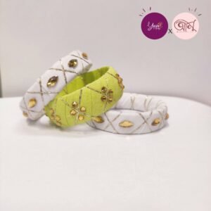 Fabric BABY Bangles Set /Stone work