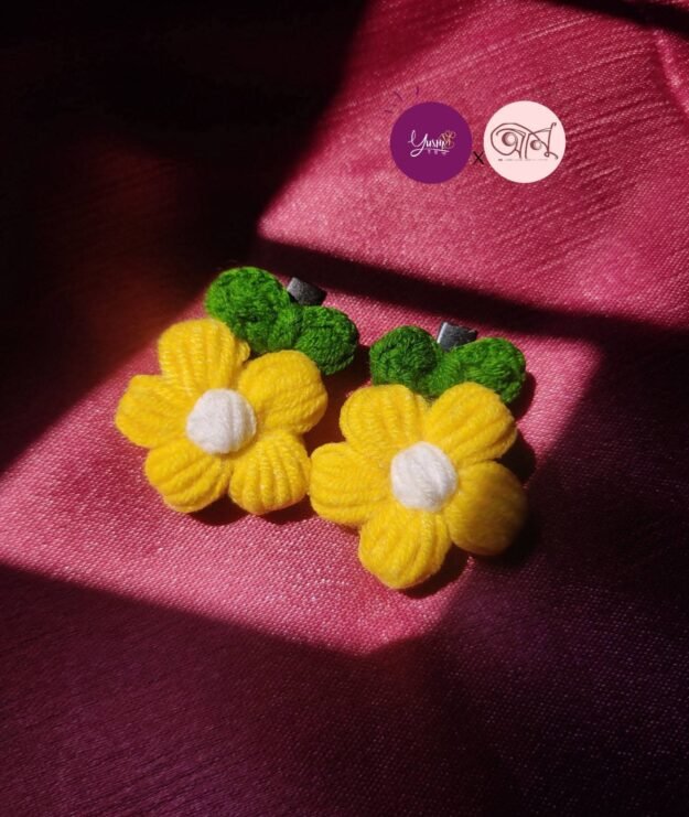 Crochet Hair Clip-pair
